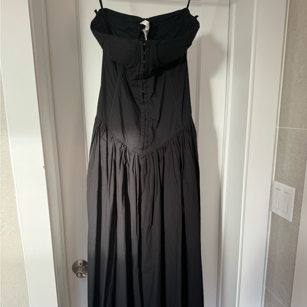 Love the label strapless corset dress